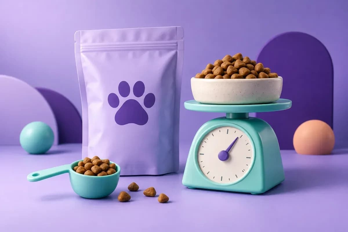 Waglio illustration for Reading dog food labels and recording portions eaten