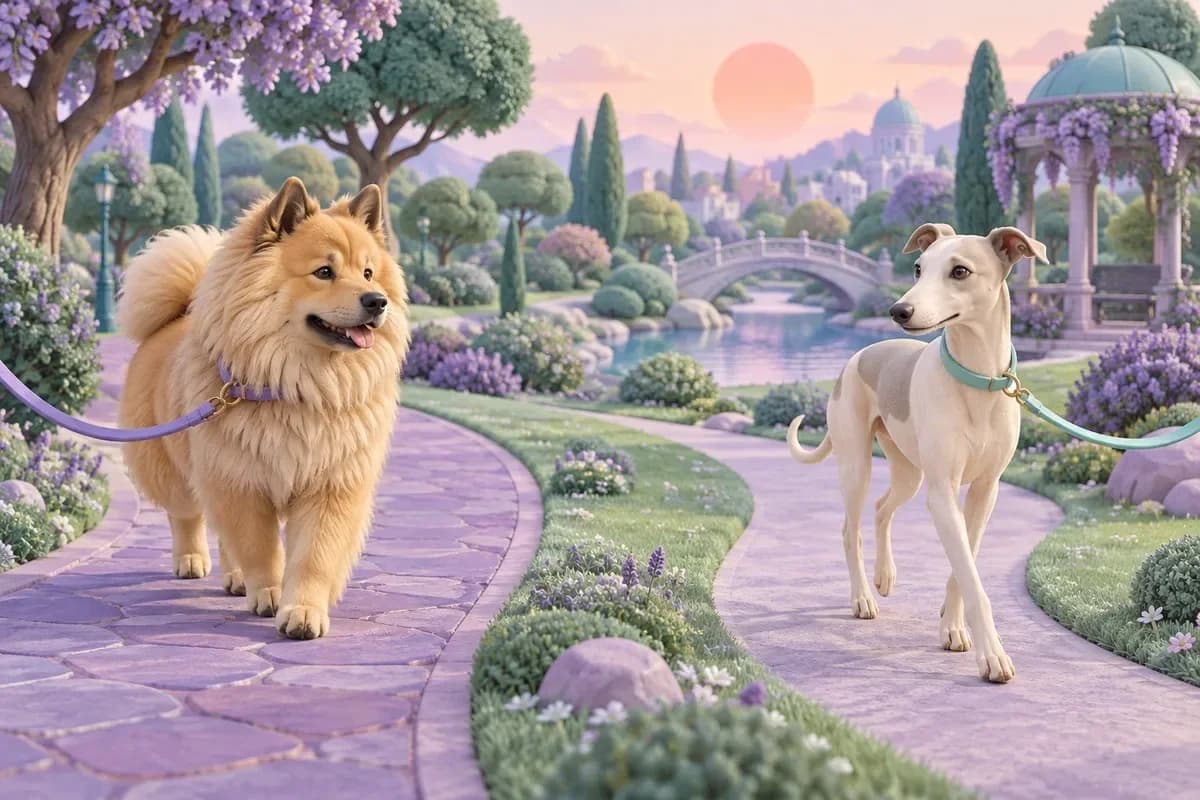 Waglio illustration for Introducing dogs on walks: space, consent and a calm meeting